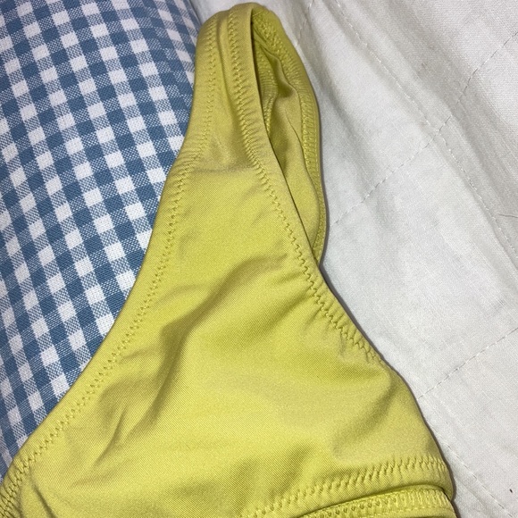 LaHana swim xs Emilia high cut bikini bottom in pine lime never worn with tags - Picture 9 of 13